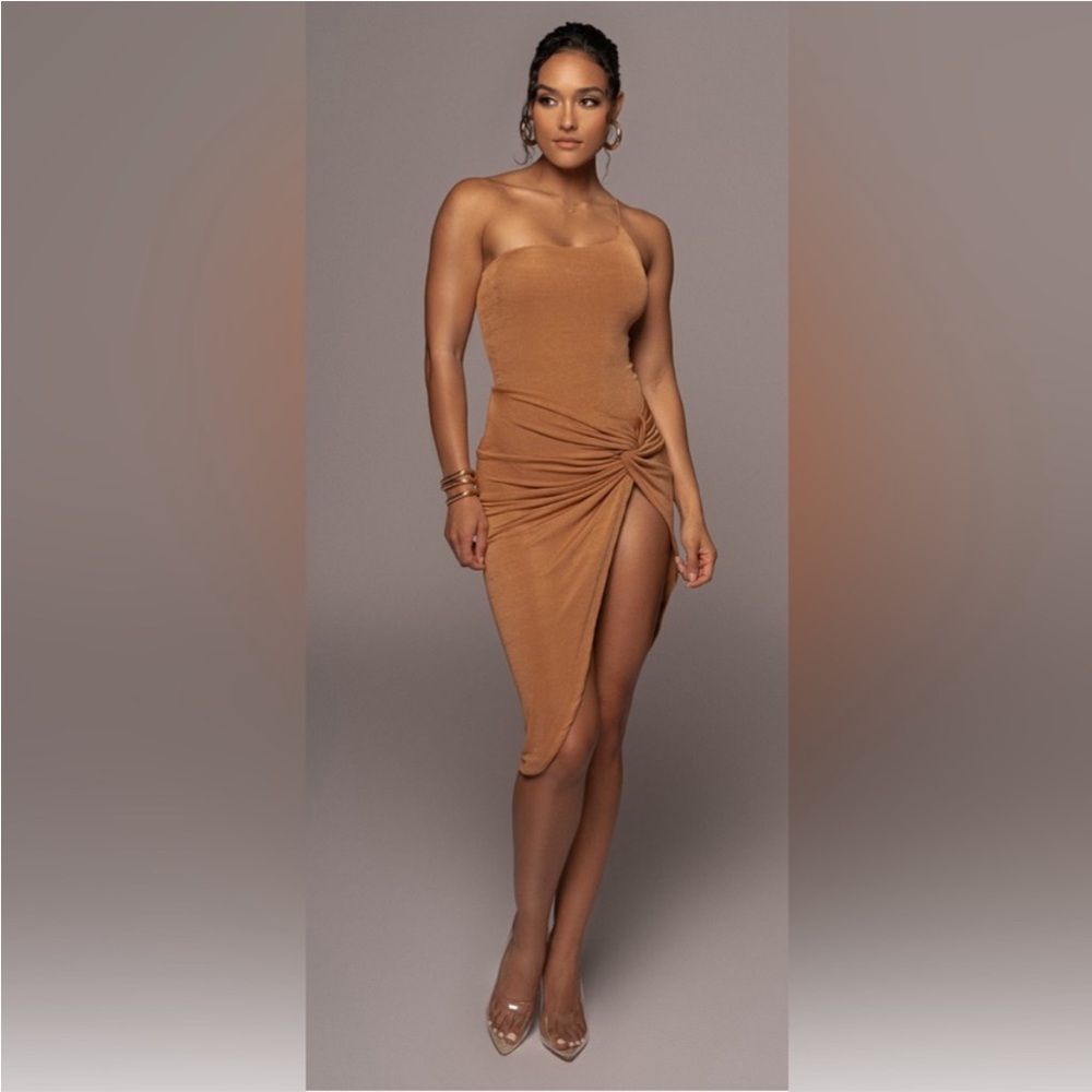 JLUXLABEL - BRAND NEW - Flame Slinky Skirt Set - One Shoulder